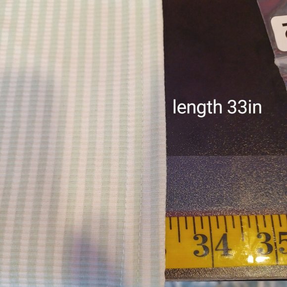 BODY GLOVE Sz L Ribbed Knit Cover Up Dress Casual Beach Stripe Green Preppy Surf - Picture 8 of 10